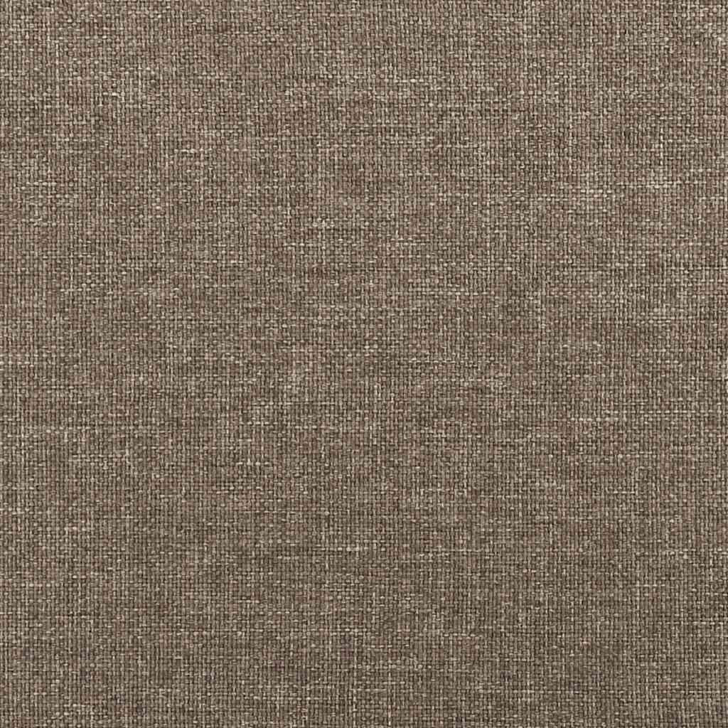 vidaXL Σκελετός Κρεβατιού Χωρίς Στρώμα Taupe 160x200 εκ. Υφασμάτινο