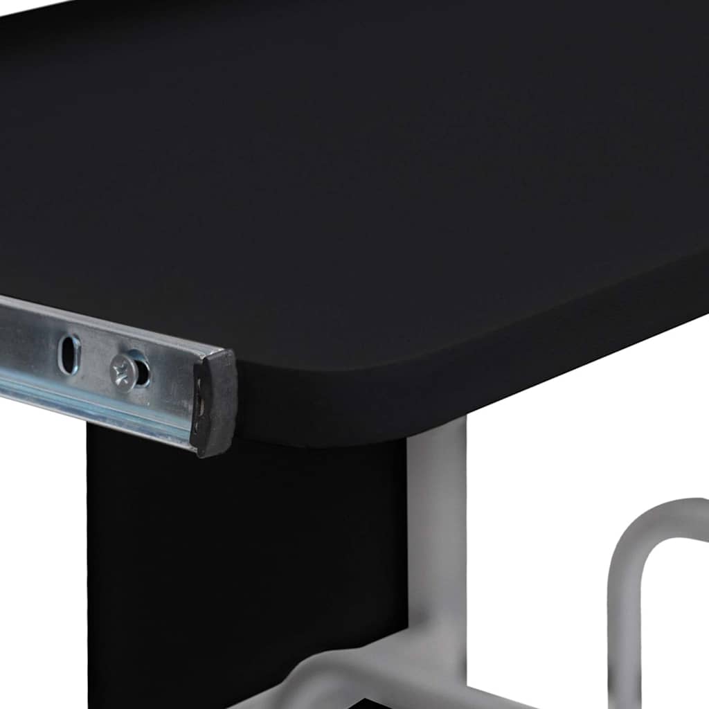 vidaXL Γραφείο Υπολογιστή Μαύρο 110 x 52 x 88,5 εκ. Επεξεργασμένο Ξύλο