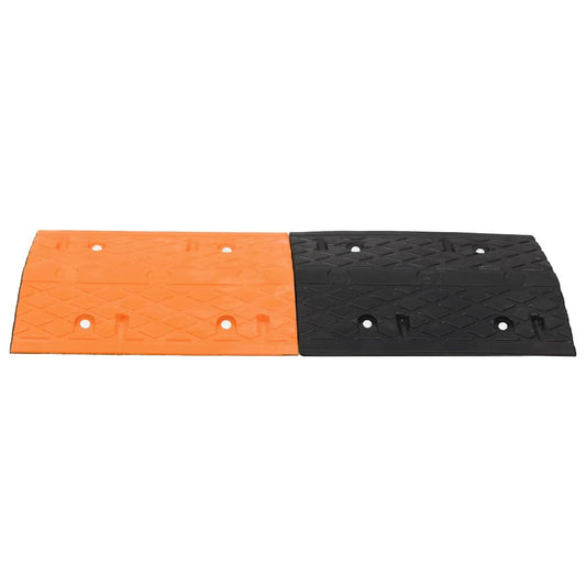 vidaXL Σαμαράκι Δρόμου Κίτρινο & Μαύρο 97x32,5x4 εκ. από Καουτσούκ