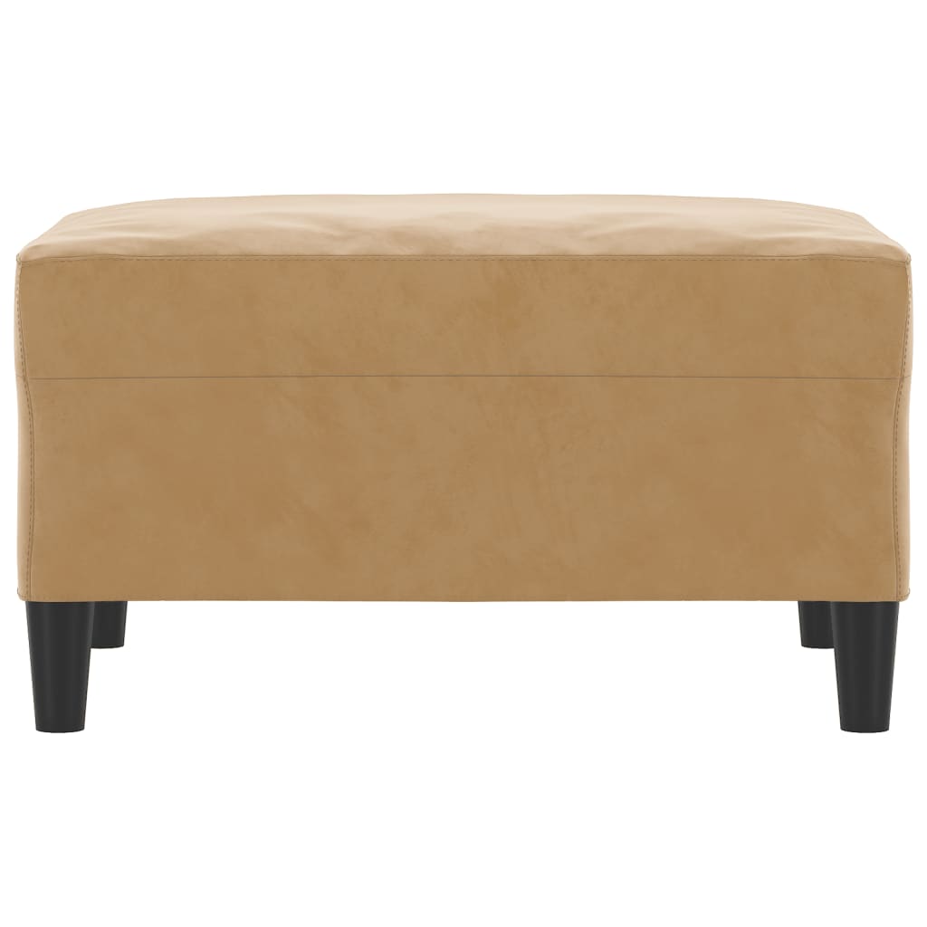 vidaXL Υποπόδιο Καφέ 70x55x41 εκ. Βελούδινο