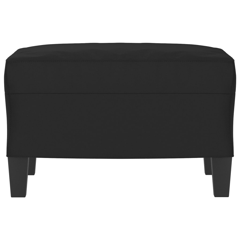 vidaXL Υποπόδιο Μαύρο 60 x 50 x 41 εκ. από Ύφασμα Μικροϊνών