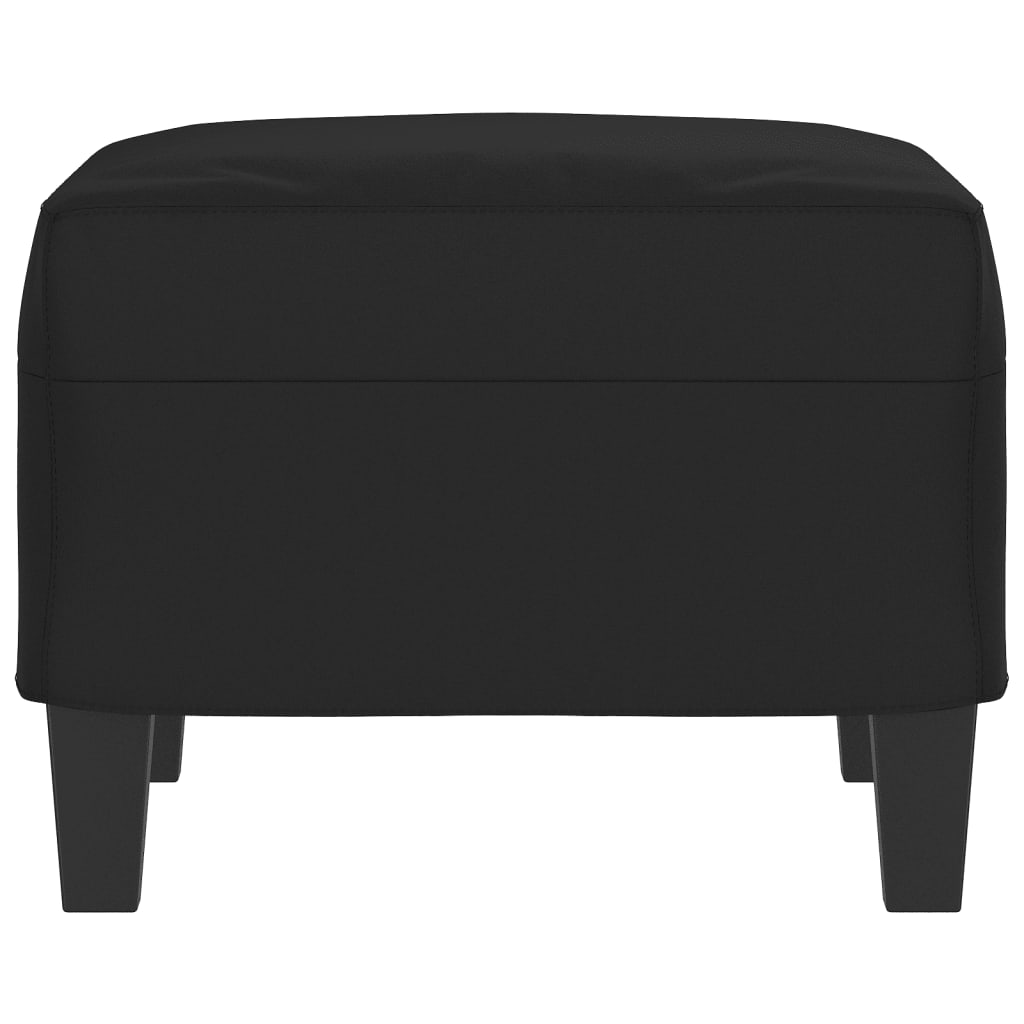 vidaXL Υποπόδιο Μαύρο 60 x 50 x 41 εκ. από Ύφασμα Μικροϊνών