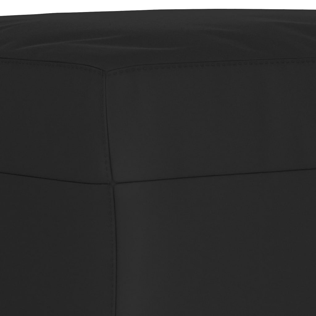vidaXL Υποπόδιο Μαύρο 60 x 50 x 41 εκ. από Ύφασμα Μικροϊνών