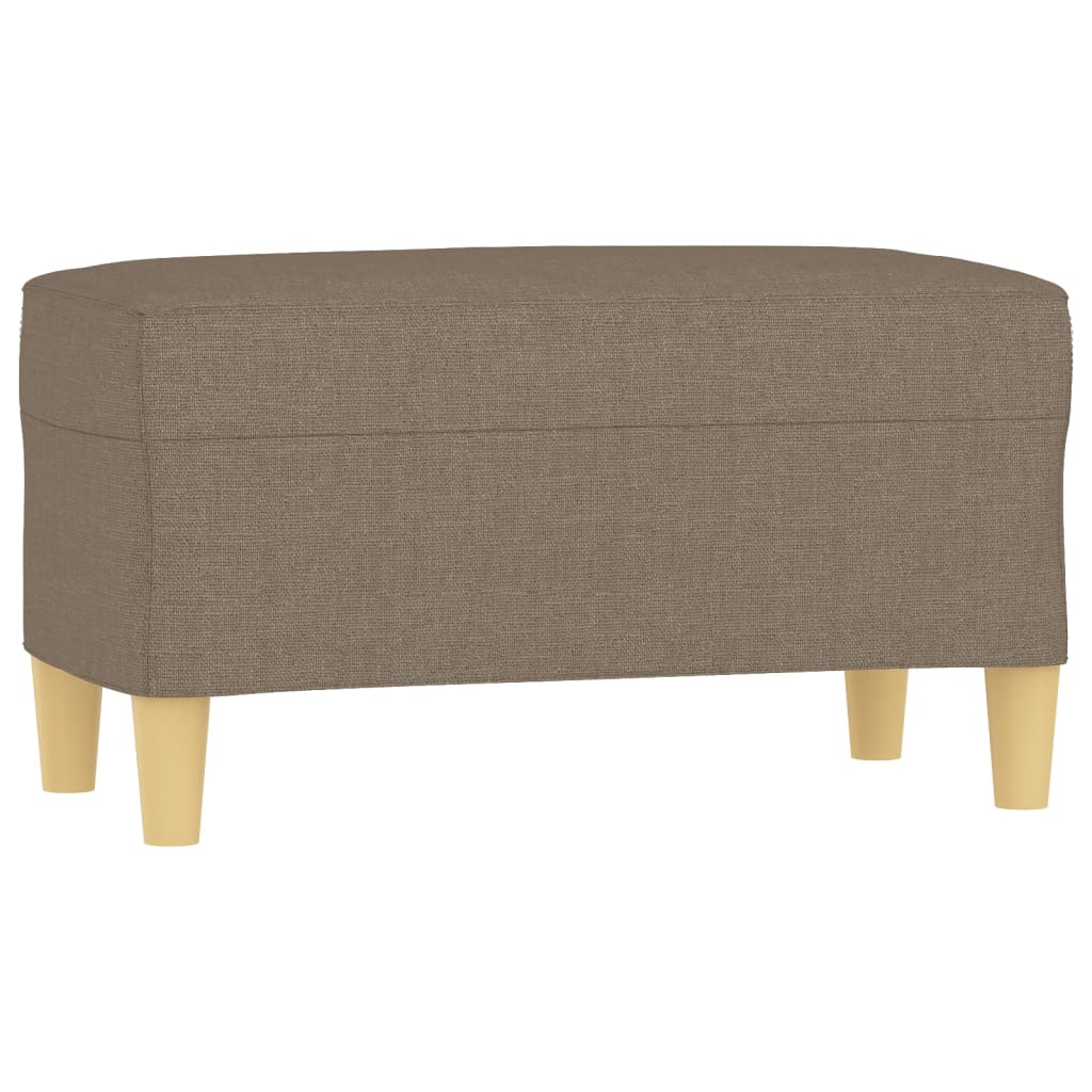 vidaXL Πάγκος Taupe 70 x 35 x 41 εκ. Υφασμάτινος