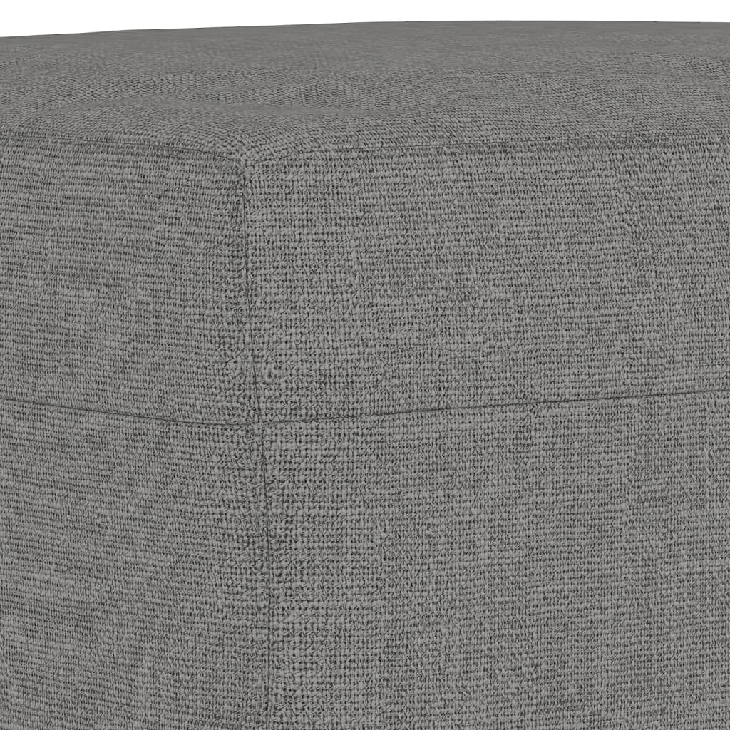 vidaXL Πάγκος Σκούρο Γκρι 100x35x41 εκ. Υφασμάτινος