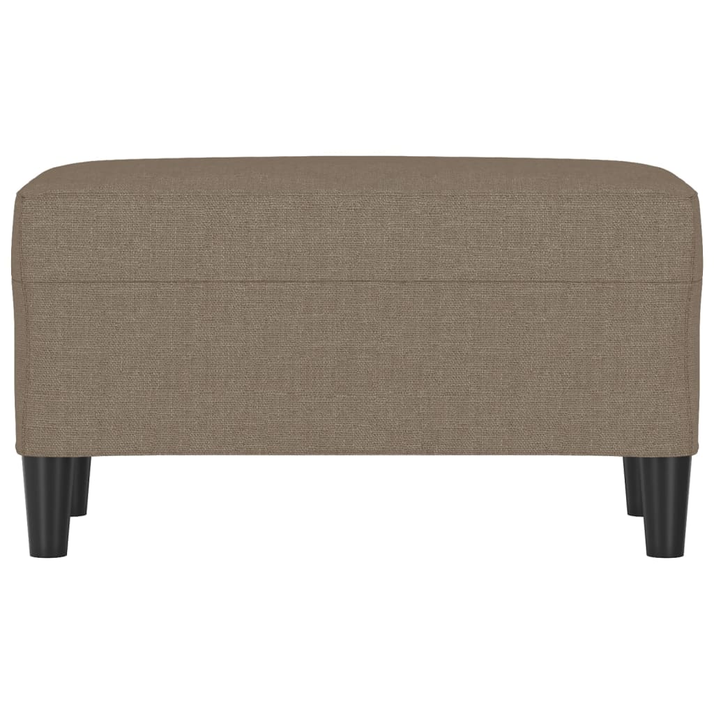 vidaXL Πάγκος Taupe 70 x 35 x 41 εκ. Υφασμάτινος