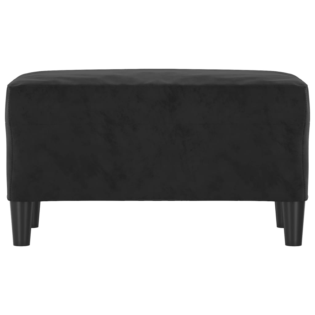 vidaXL Πάγκος μαύρο 70 x 35 x 41 εκ. Βελούδινος