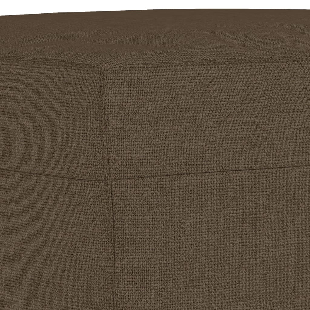 vidaXL Πάγκος Καφέ 100x35x41 εκ. Υφασμάτινος