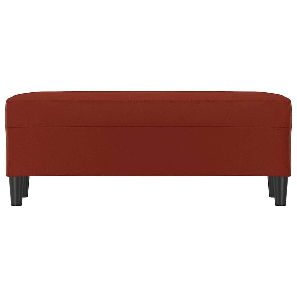 vidaXL Πάγκος Μπορντό 100x35x41 εκ. Υφασμάτινος