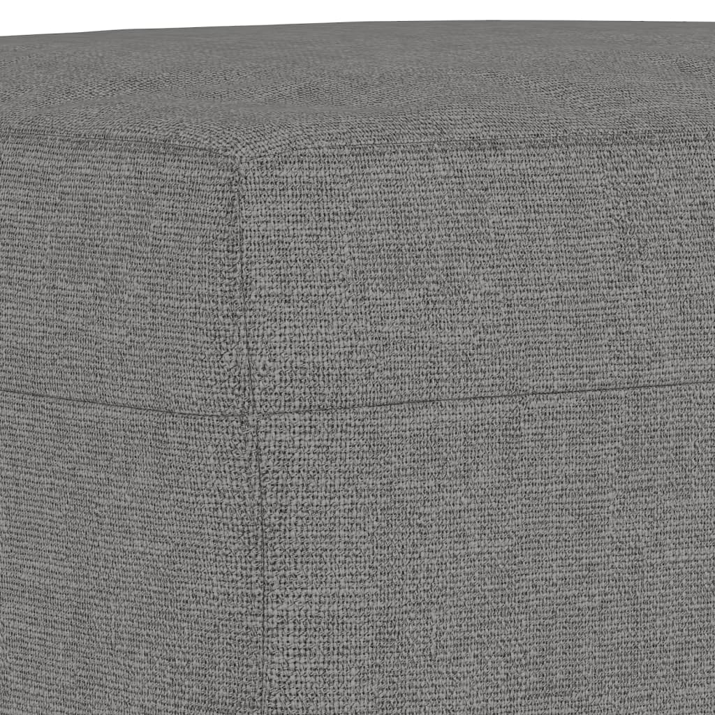 vidaXL Πάγκος Σκούρο Γκρι 70 x 35 x 41 εκ. Υφασμάτινος