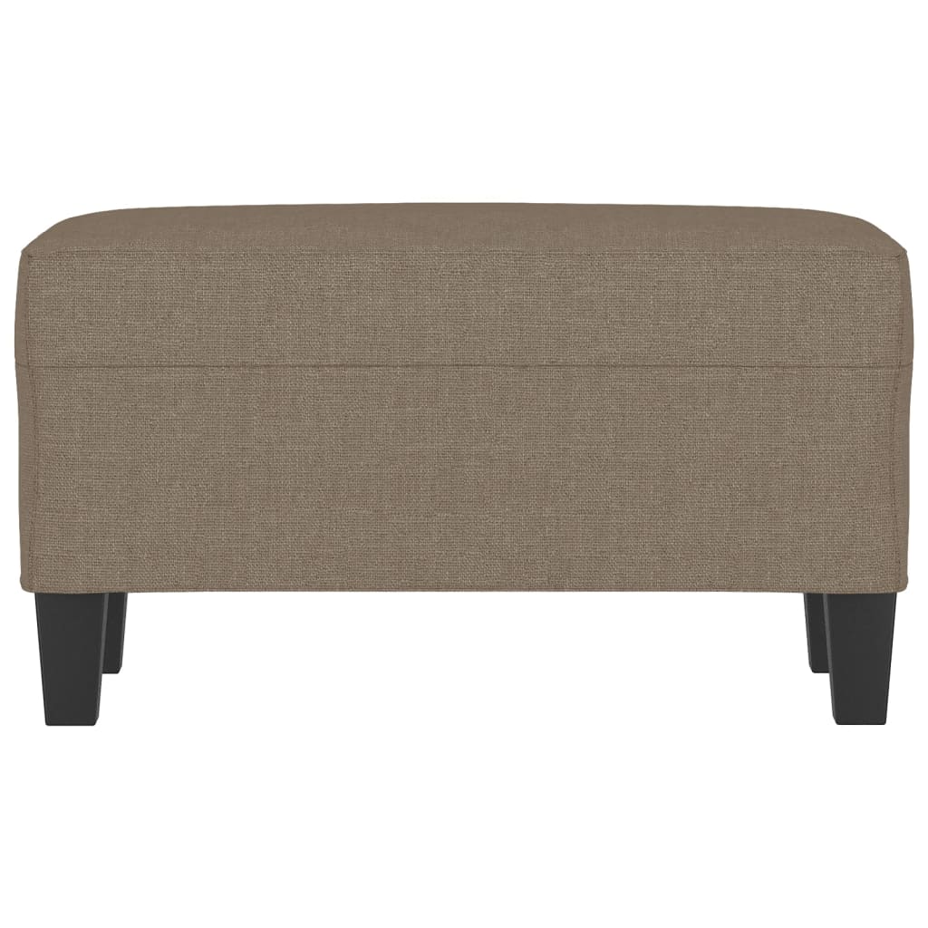 vidaXL Πάγκος Taupe 70 x 35 x 41 εκ. Υφασμάτινος