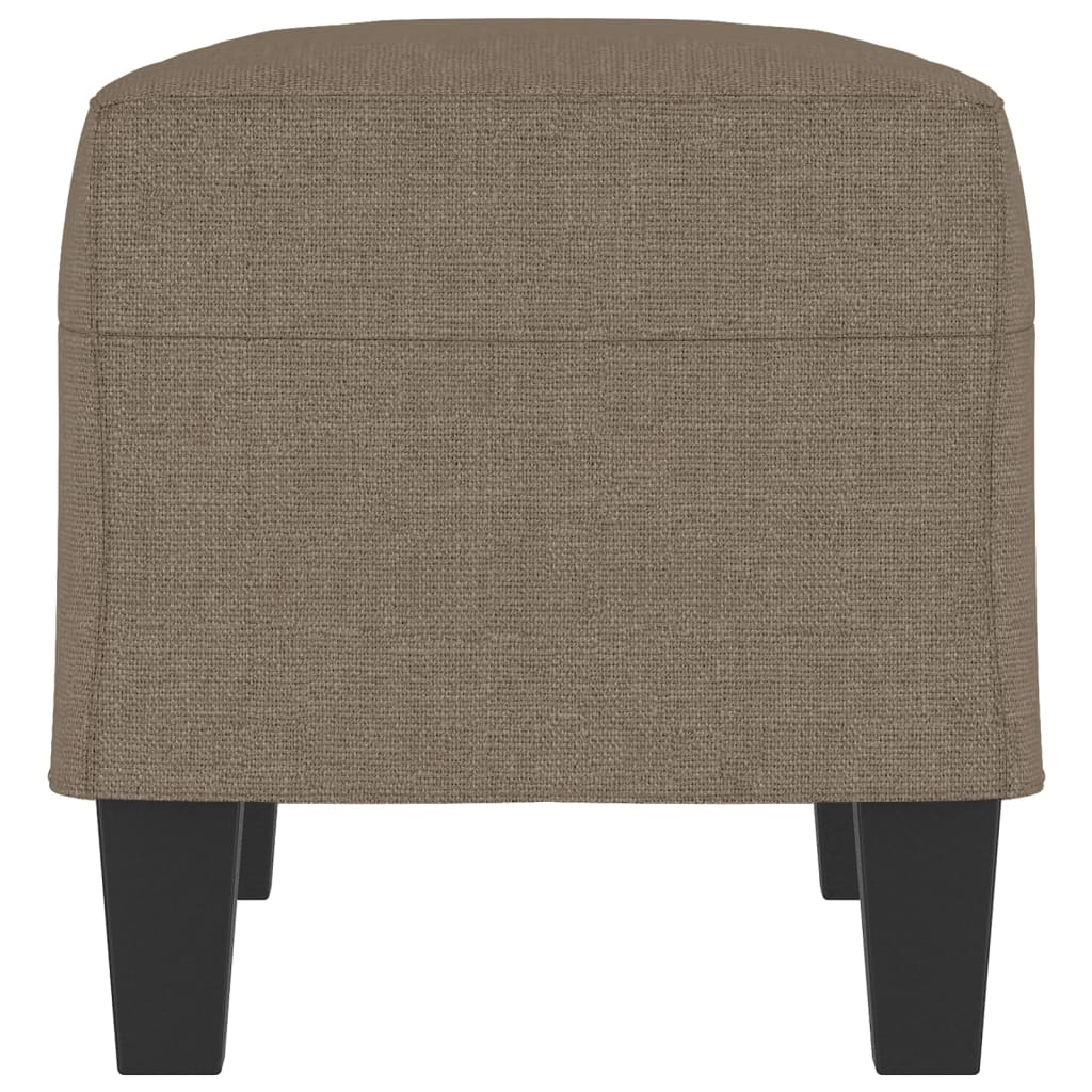 vidaXL Πάγκος Taupe 70 x 35 x 41 εκ. Υφασμάτινος