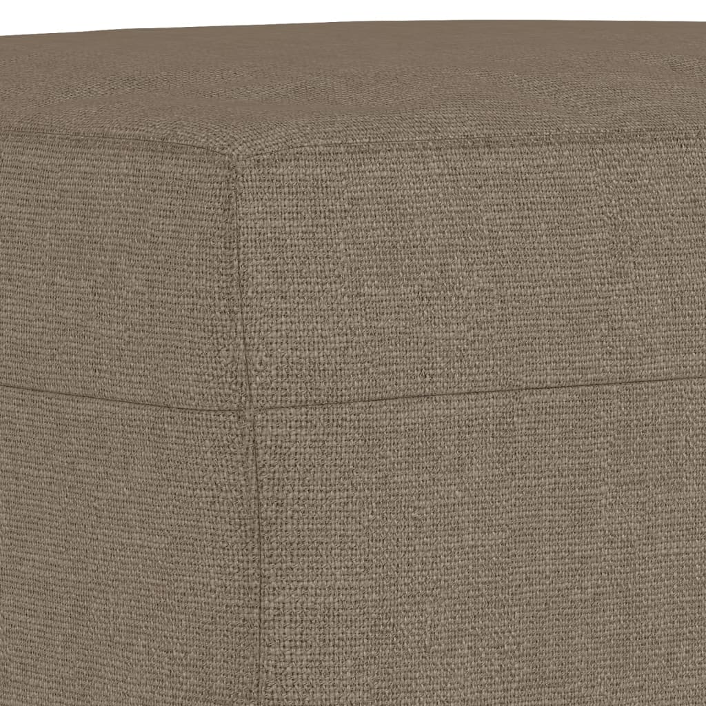 vidaXL Πάγκος Taupe 100x35x41 εκ. Υφασμάτινος