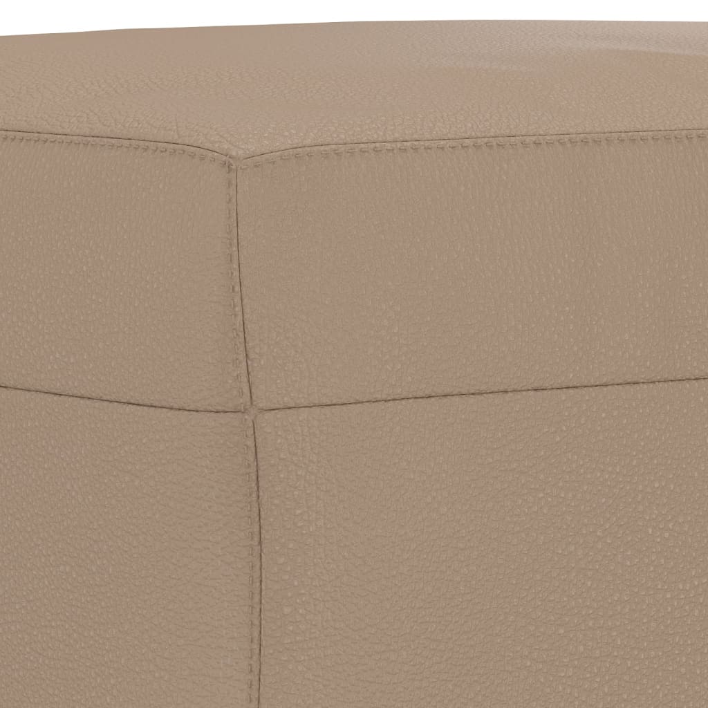 vidaXL Πάγκος Καπουτσίνο 100 x 35 x 41 εκ. από Συνθετικό Δέρμα