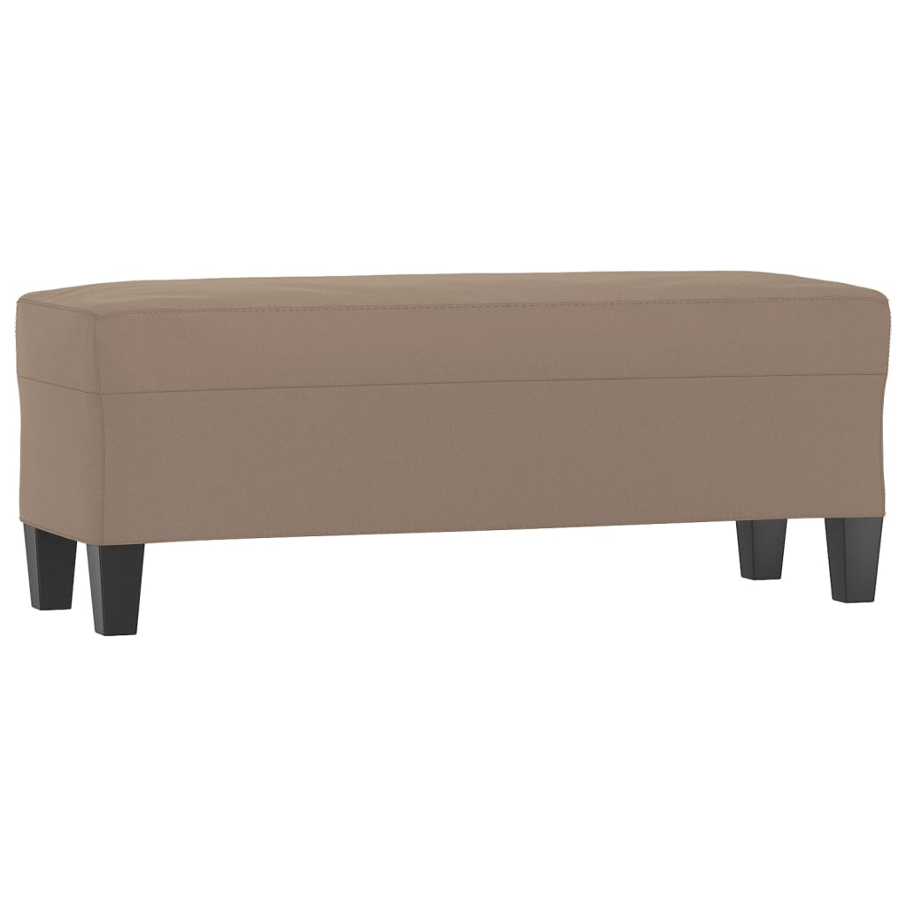 vidaXL Πάγκος Taupe 100x35x41 εκ. από Ύφασμα Μικροϊνών
