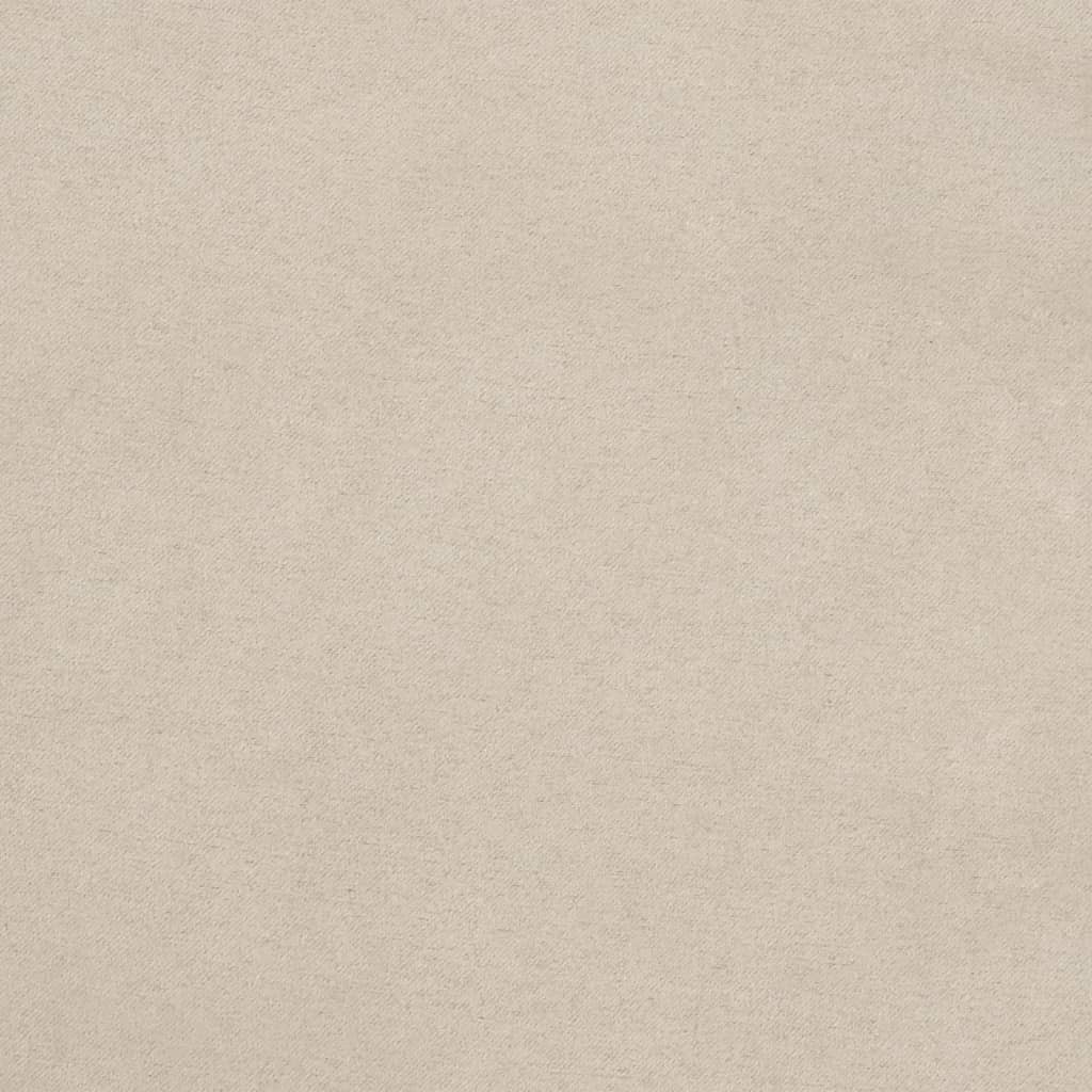 vidaXL Πάγκος Κρεμ 100x35x41 εκ. από Ύφασμα Μικροϊνών
