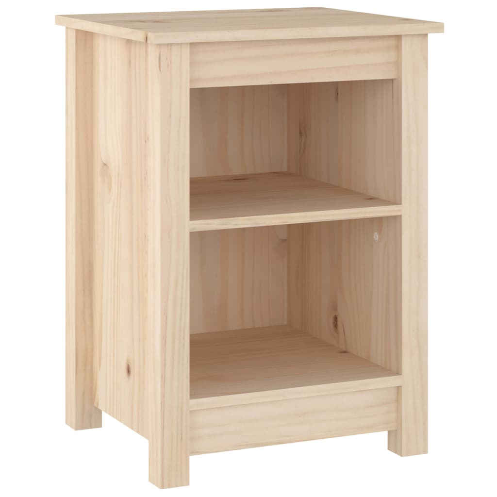 vidaXL Κομοδίνα 2 τεμ. 40 x 35 x 55 εκ. από Μασίφ Ξύλο Πεύκου