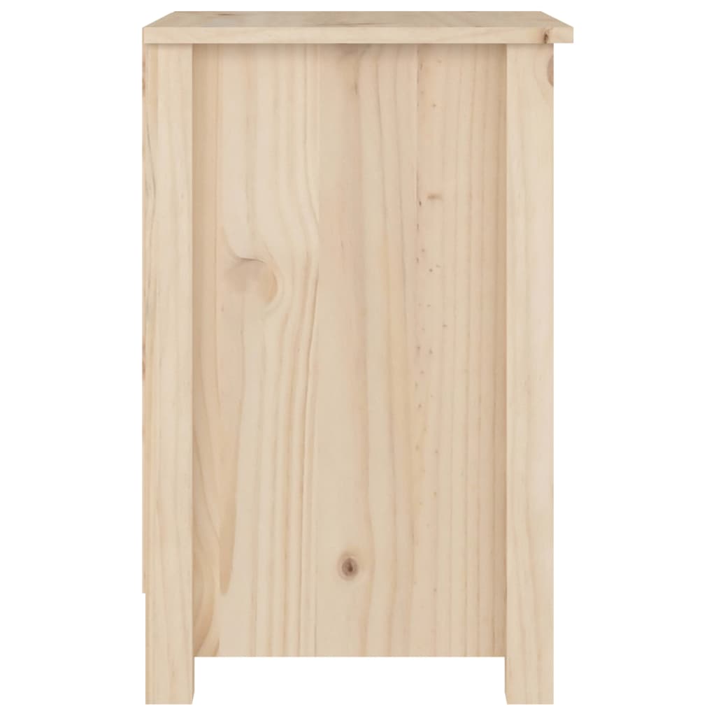 vidaXL Κομοδίνα 2 τεμ. 40 x 35 x 55 εκ. από Μασίφ Ξύλο Πεύκου