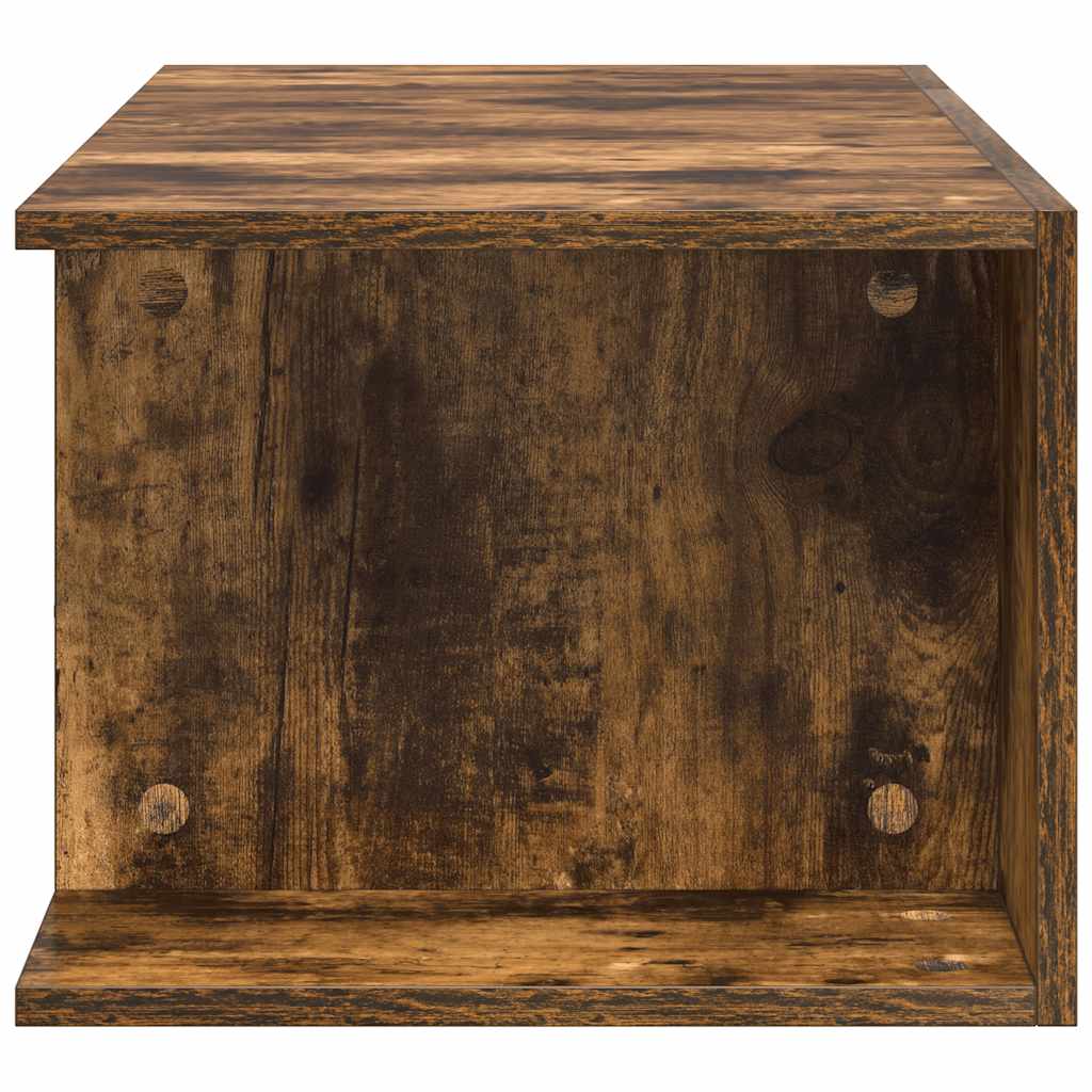 vidaXL Έπιπλο Τηλεόρασης με LED Καπνιστή Δρυς 90 x 39 x 30 εκ.