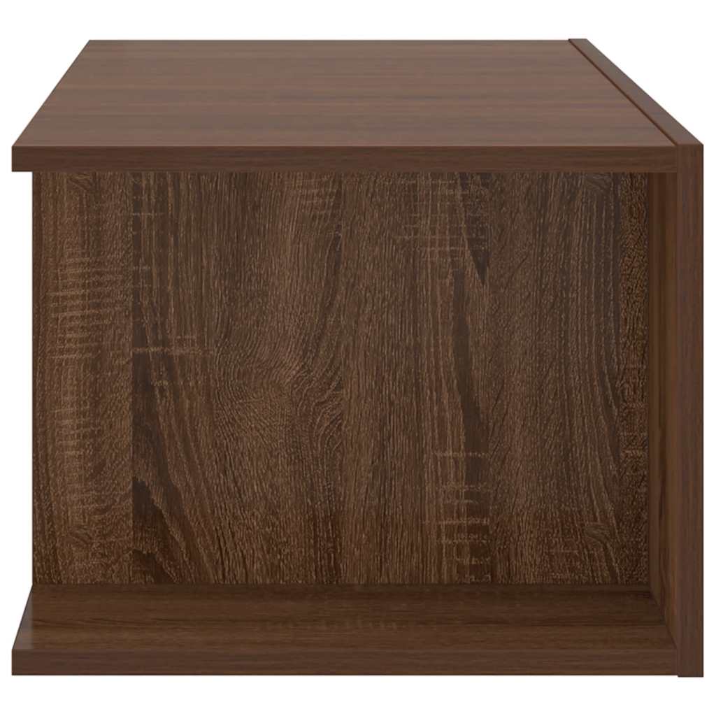 vidaXL Έπιπλο Τηλεόρασης με LED Καφέ Δρυς 90x39x30 εκ.