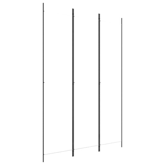 vidaXL Διαχωριστικό Δωματίου με 3 Πάνελ Λευκό 150x220 εκ. Υφασμάτινο