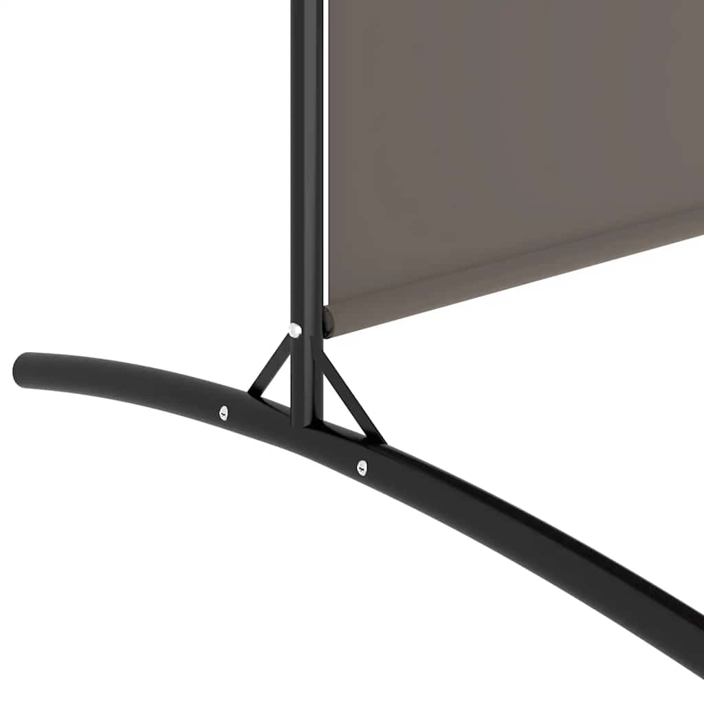 vidaXL Διαχωριστικό Δωματίου με 4 Πάνελ Ανθρακί 698x180 εκ. από Ύφασμα