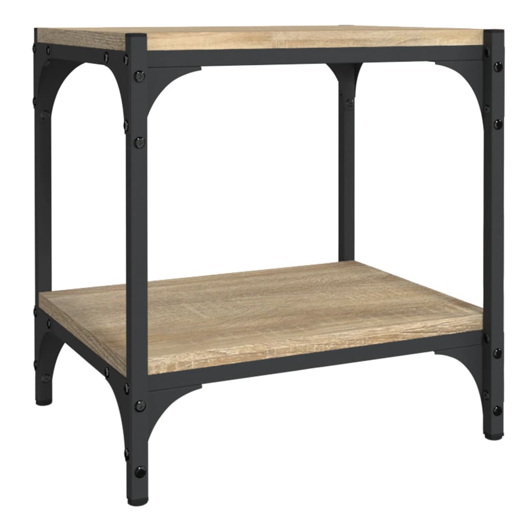 vidaXL Έπιπλο Τηλεόρασης Sonoma Δρυς 40x33x41 εκ. Επεξ. Ξύλο & Ατσάλι