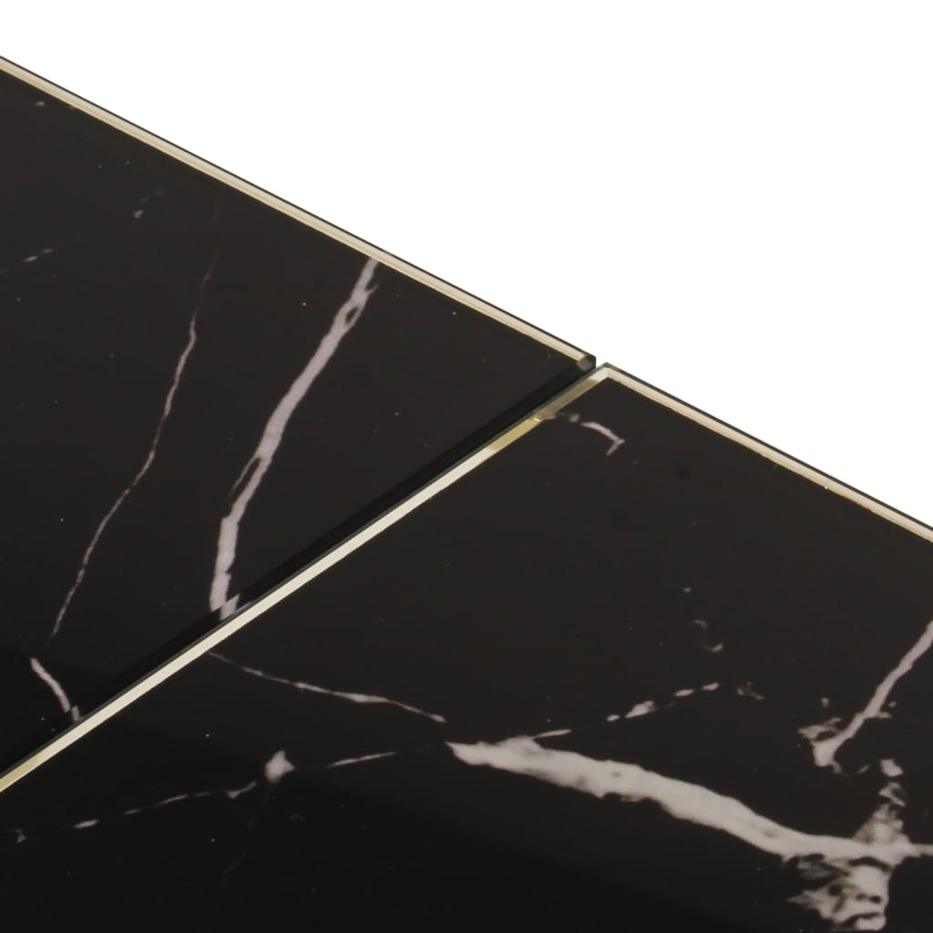 vidaXL Τραπέζι Σαλονιού Χρυσό από Ανοξείδωτο Ατσάλι και Ψημένο Γυαλί