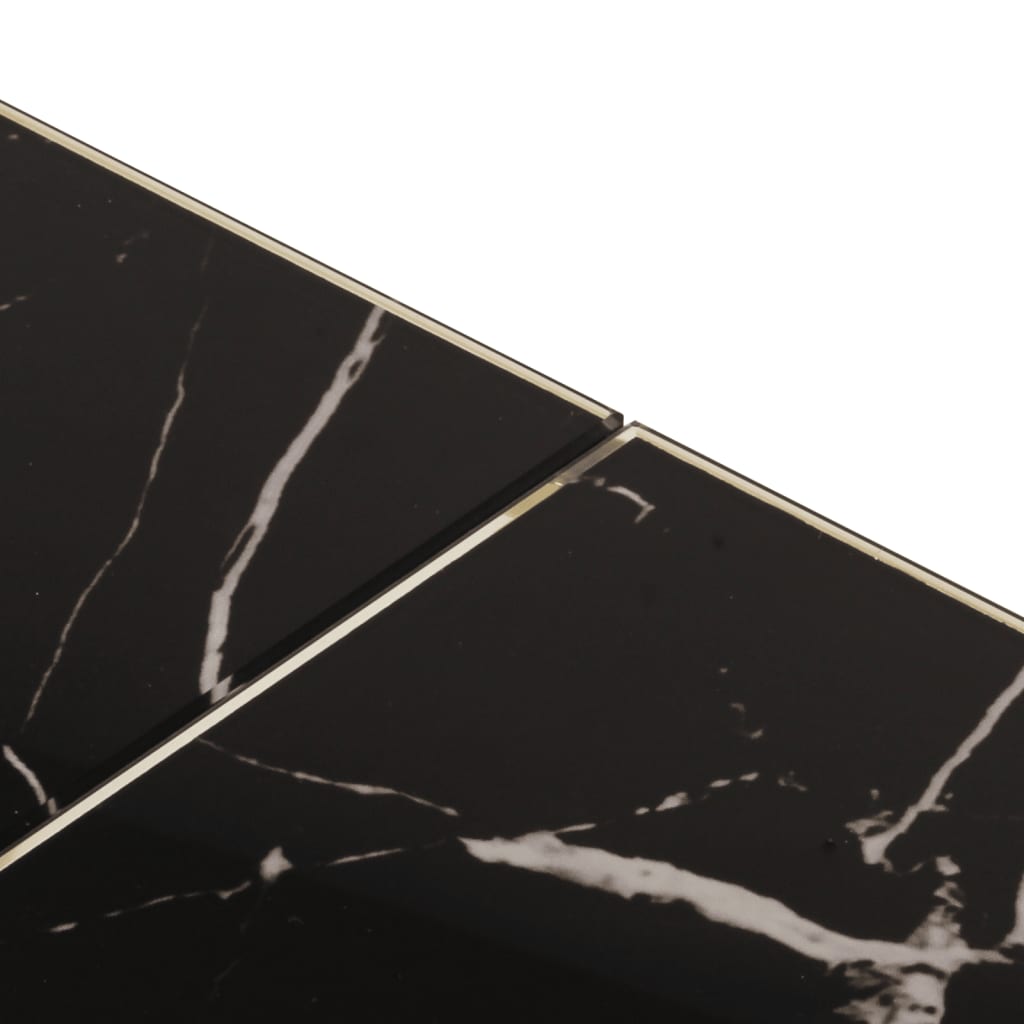 vidaXL Τραπέζι Σαλονιού Χρυσό από Ανοξείδωτο Ατσάλι και Ψημένο Γυαλί