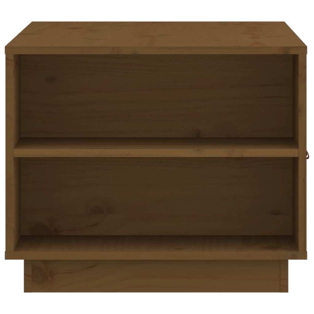 vidaXL Τραπεζάκι Σαλονιού Καφέ Μελί 100x50x41 εκ. Μασίφ Ξύλο Πεύκου