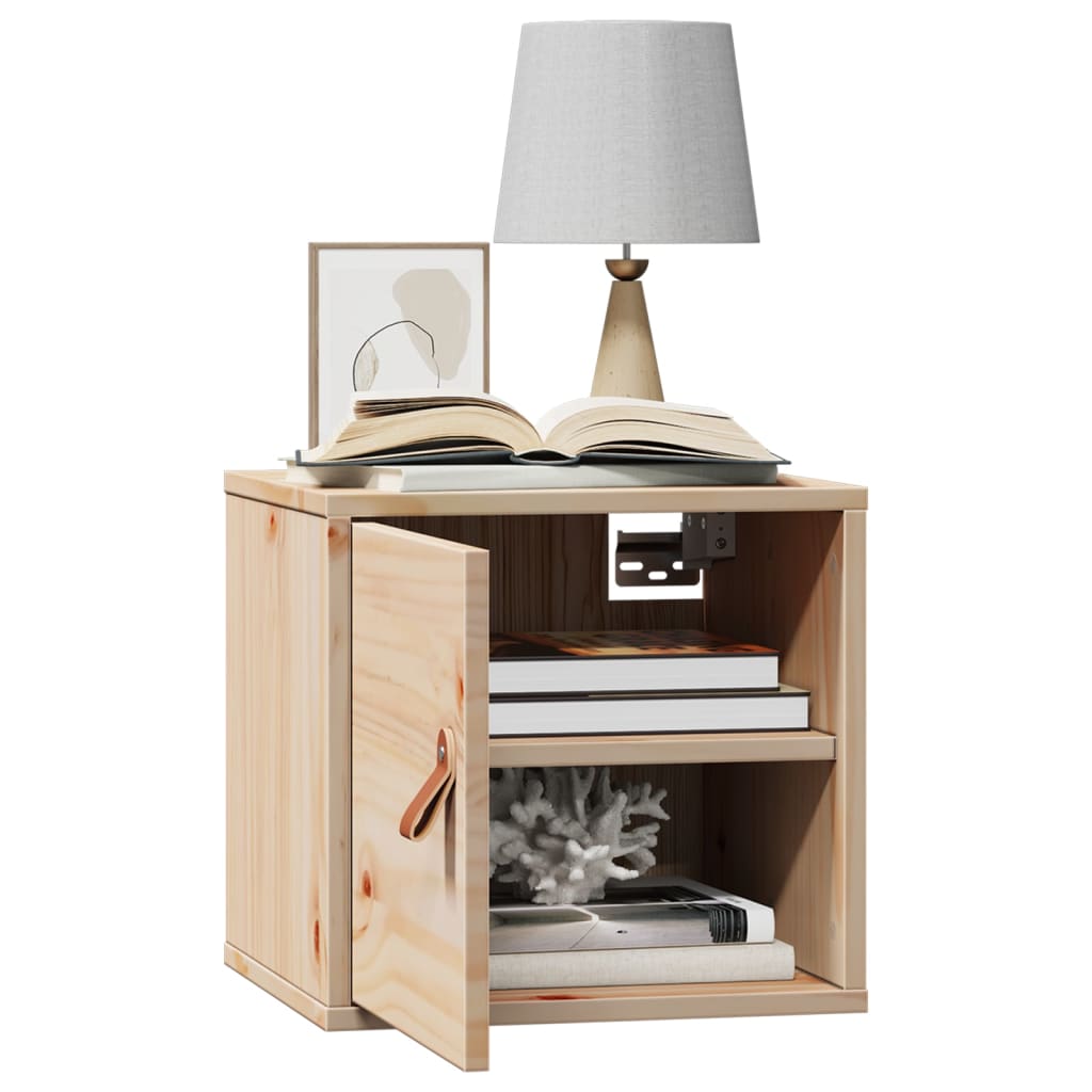 vidaXL Ντουλάπι Τοίχου 31,5x30x30 εκ. από Μασίφ Ξύλο Πεύκου