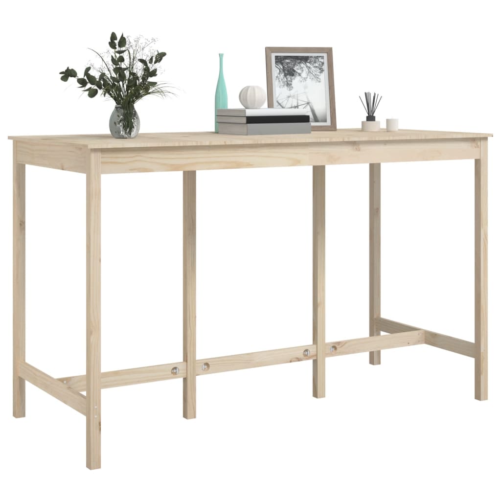 vidaXL Τραπέζι Μπαρ 180 x 80 x 110 εκ. από Μασίφ Ξύλο Πεύκου