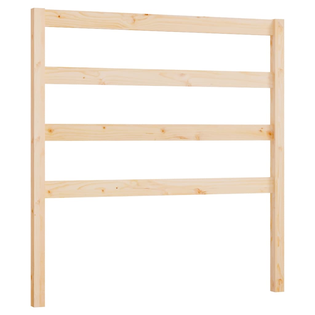 vidaXL Κεφαλάρι Κρεβατιού 95 x 4 x 100 εκ. από Μασίφ Ξύλο Πεύκου