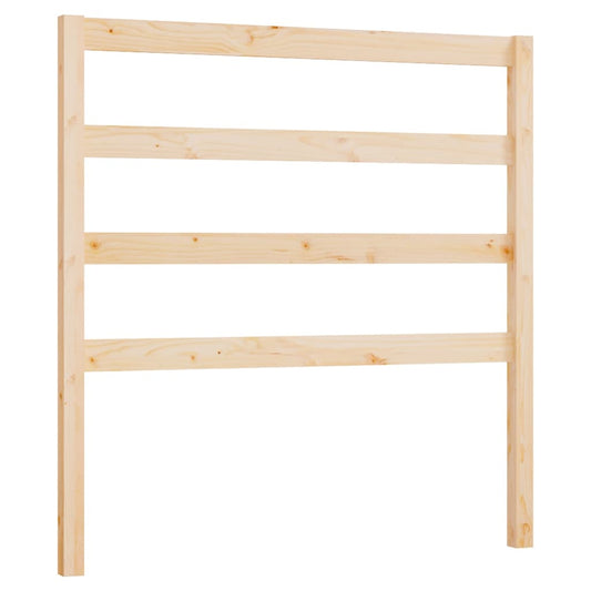 vidaXL Κεφαλάρι Κρεβατιού 95 x 4 x 100 εκ. από Μασίφ Ξύλο Πεύκου