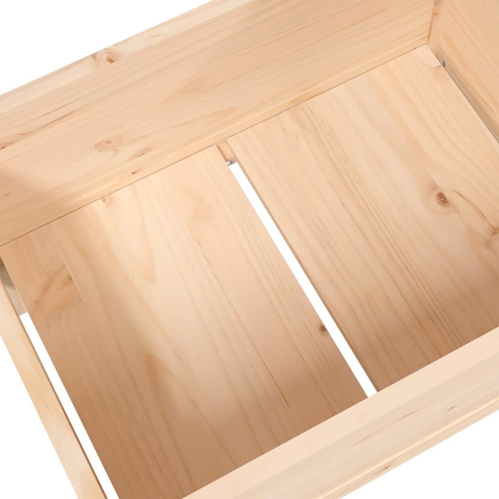 vidaXL Ζαρντινιέρα 178,5 x 44 x 75 εκ. από Μασίφ Ξύλο Πεύκου