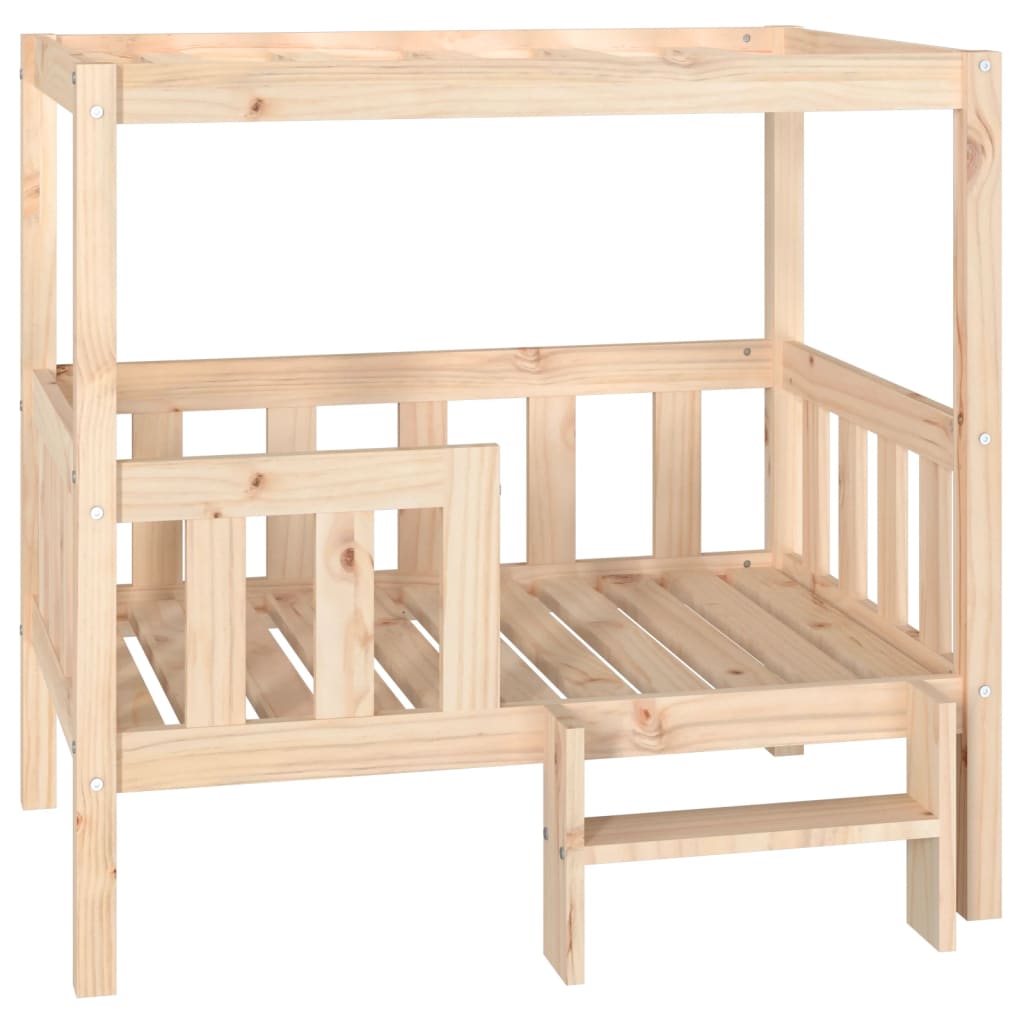 vidaXL Κρεβάτι Σκύλου 95,5 x 73,5 x 90 εκ. από Μασίφ Ξύλο Πεύκου