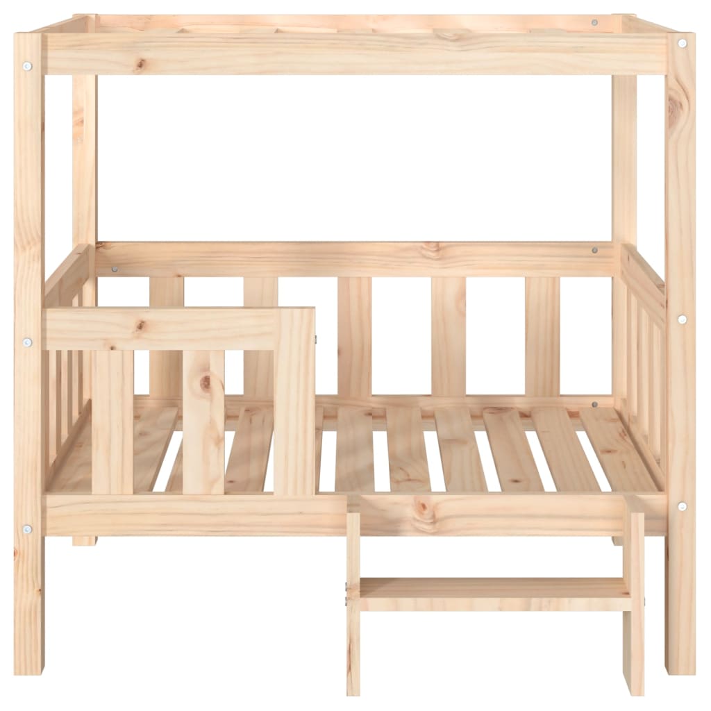 vidaXL Κρεβάτι Σκύλου 95,5 x 73,5 x 90 εκ. από Μασίφ Ξύλο Πεύκου