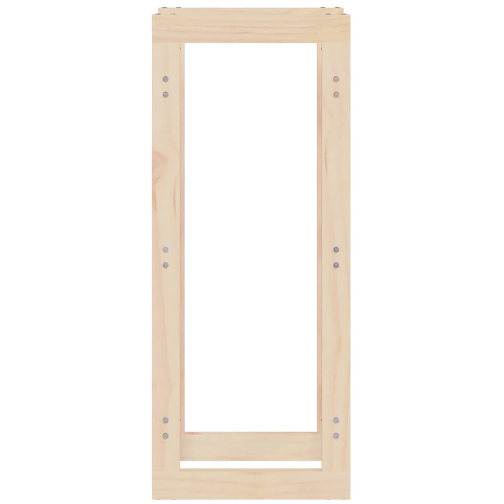 vidaXL Ραφιέρα Καυσόξυλων 41 x 25 x 100 εκ. από Μασίφ Ξύλο Πεύκου