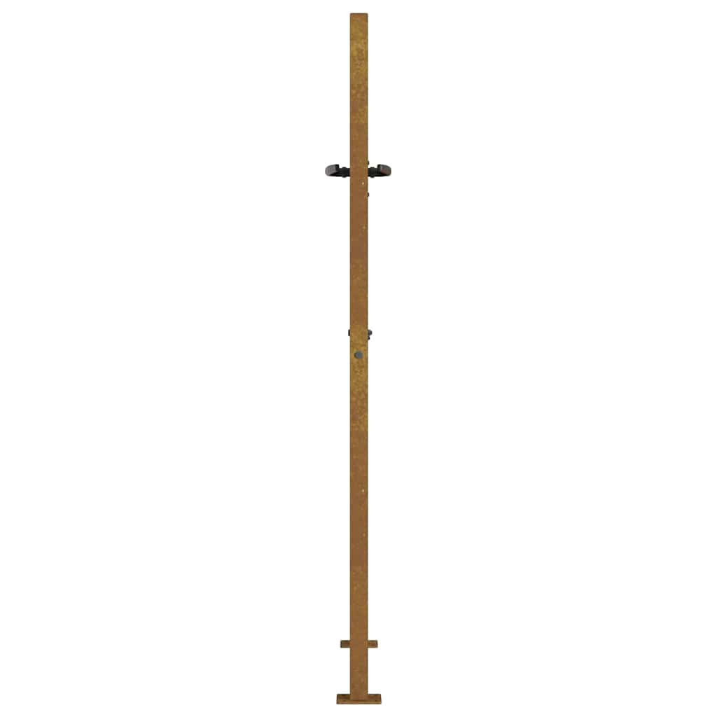 vidaXL Πόρτα Κήπου Τετράγωνη 100x125 εκ. από Ατσάλι Corten