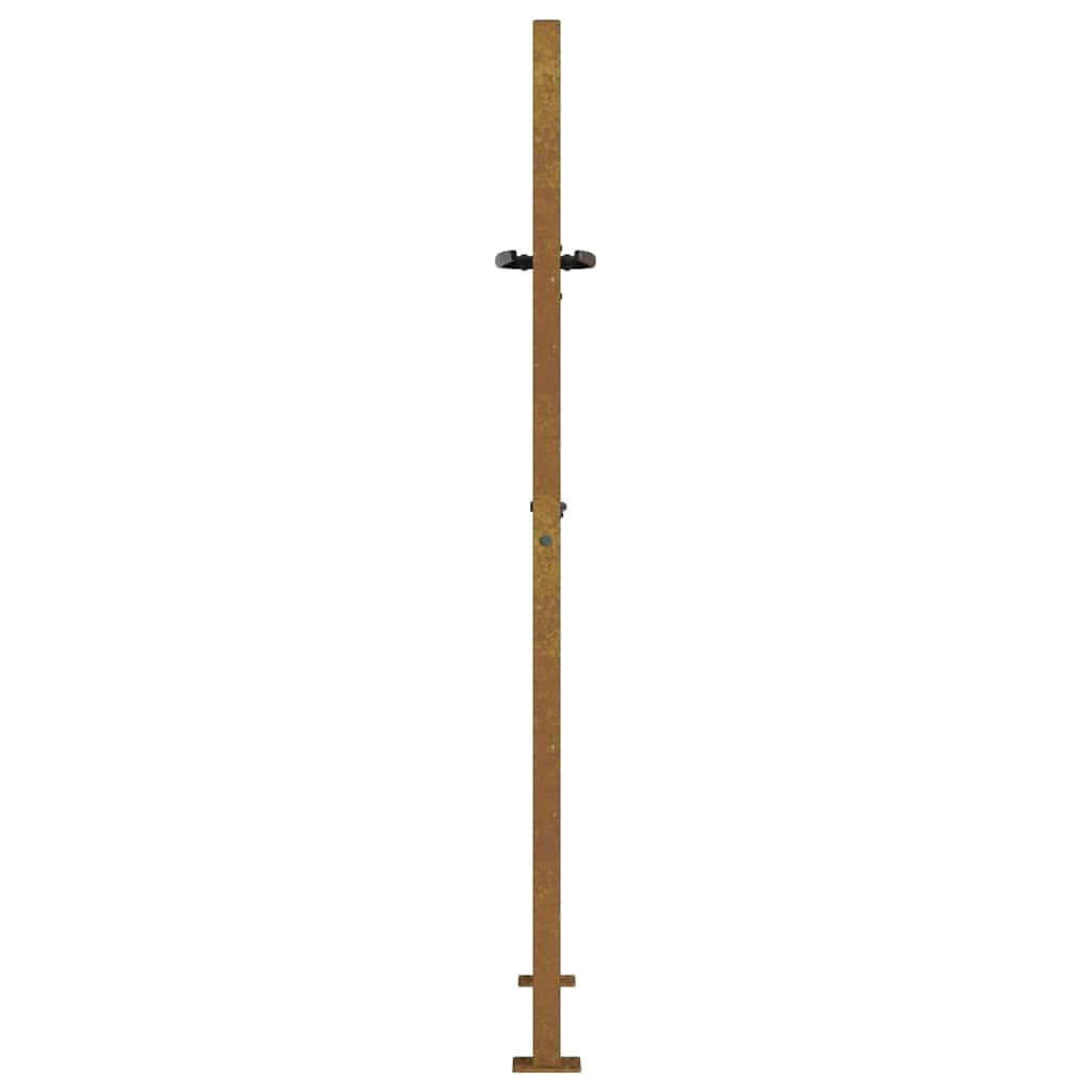 vidaXL Πόρτα Κήπου Τετράγωνη 100x150 εκ. από Ατσάλι Corten