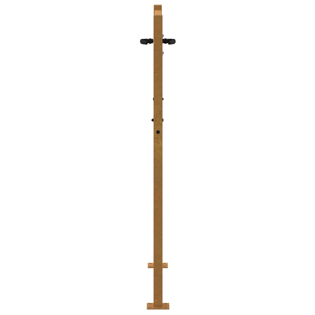 vidaXL Πόρτα Κήπου 100x125 εκ. από Ατσάλι Corten