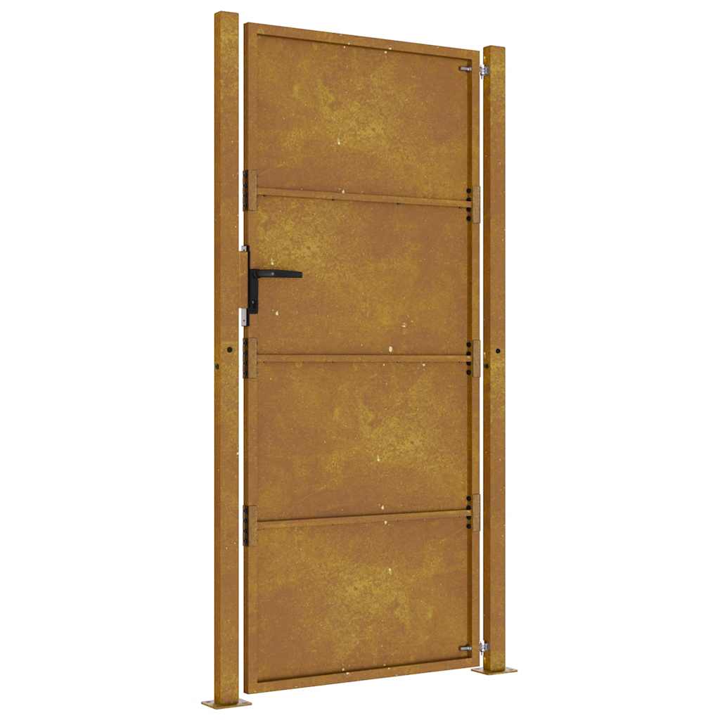 vidaXL Πόρτα Κήπου 100x175 εκ. από Ατσάλι Corten