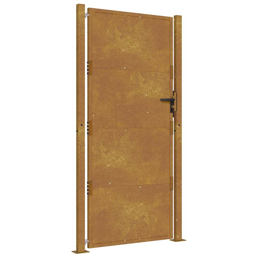 vidaXL Πόρτα Κήπου 100x200 εκ. από Ατσάλι Corten