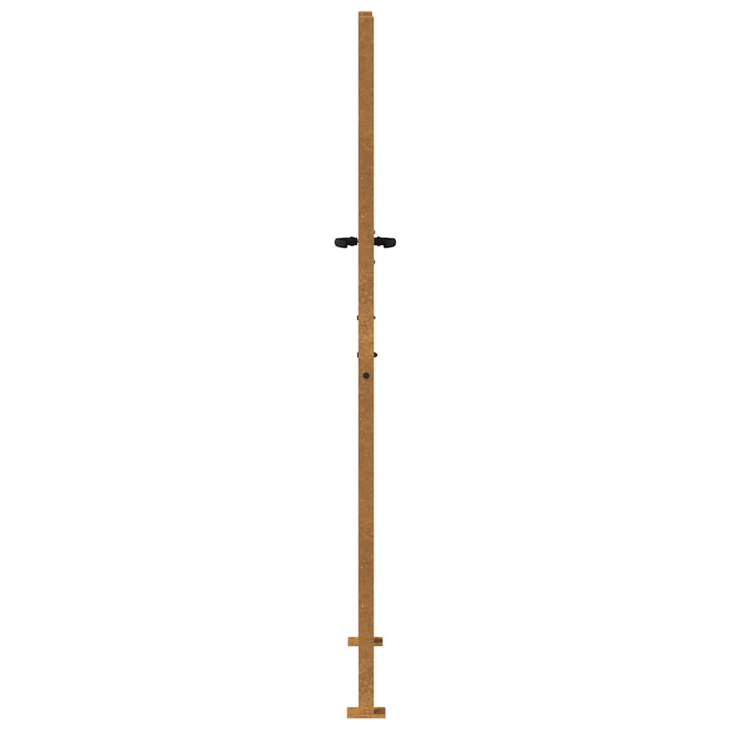 vidaXL Πόρτα Κήπου 100x200 εκ. από Ατσάλι Corten