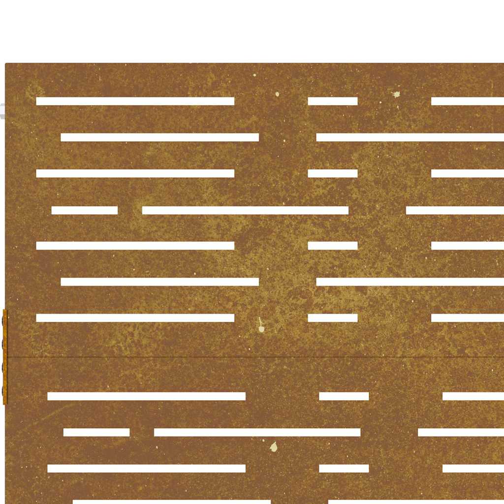 vidaXL Πόρτα Κήπου Τετράγωνη 85x75 εκ. από Ατσάλι Corten