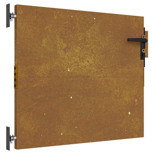 vidaXL Πόρτα Κήπου Τετράγωνη 85x125 εκ. από Ατσάλι Corten