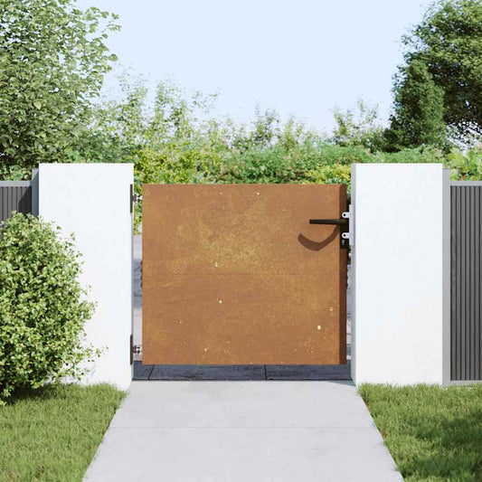 vidaXL Πύλη Κήπου 85 x 100 εκ. από Ατσάλι Corten