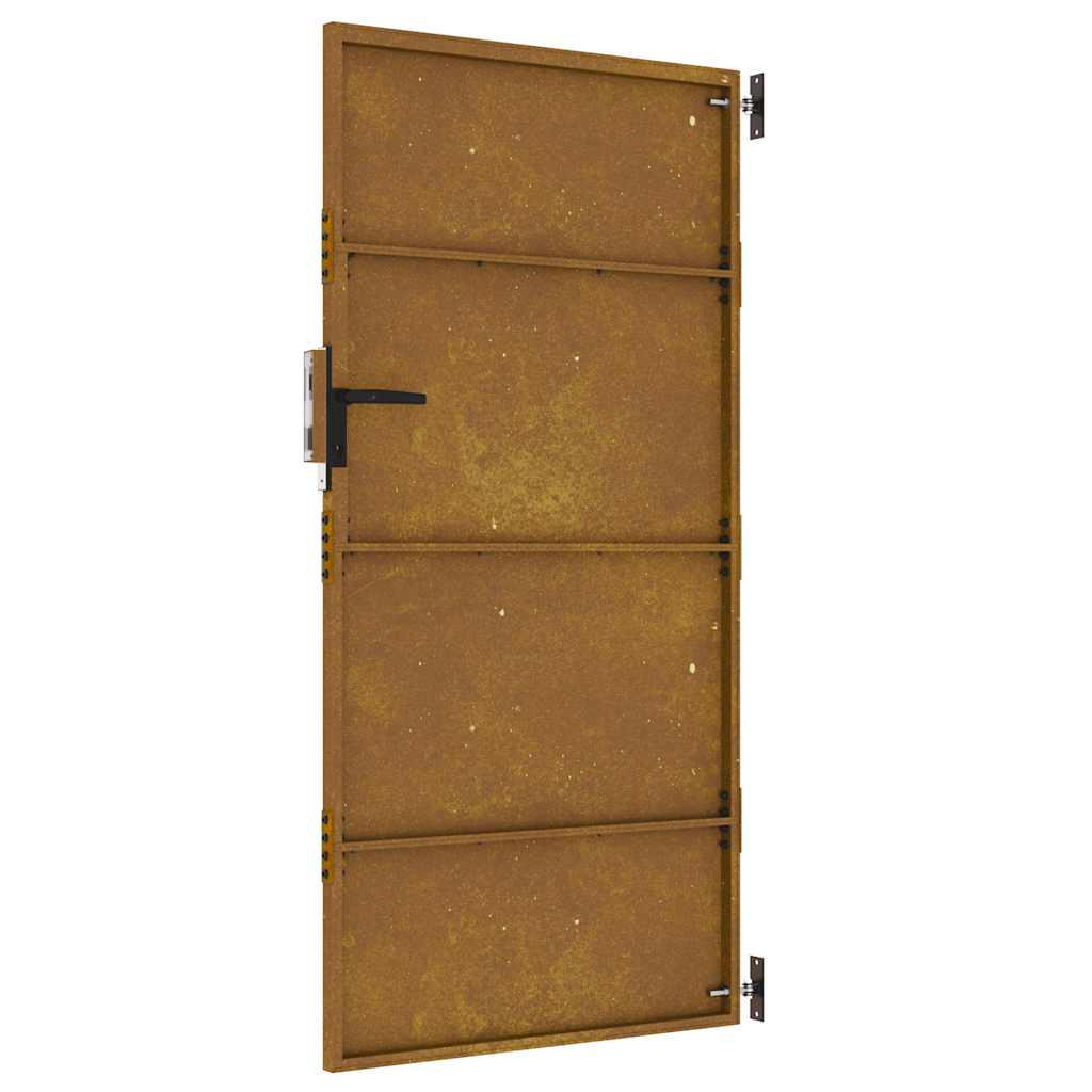 vidaXL Πόρτα Κήπου 85x200 εκ. από Ατσάλι Corten