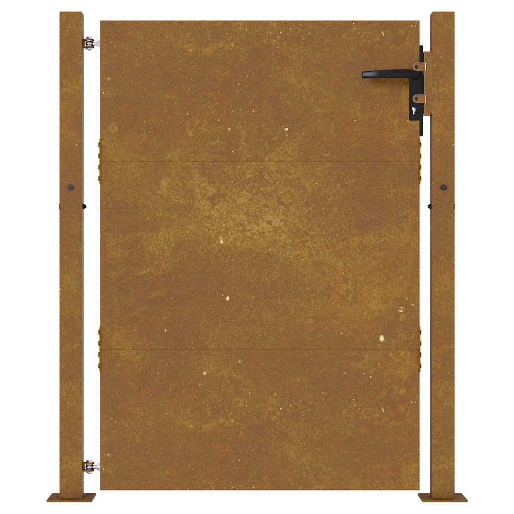 vidaXL Πόρτα Κήπου 100x125 εκ. από Ατσάλι Corten