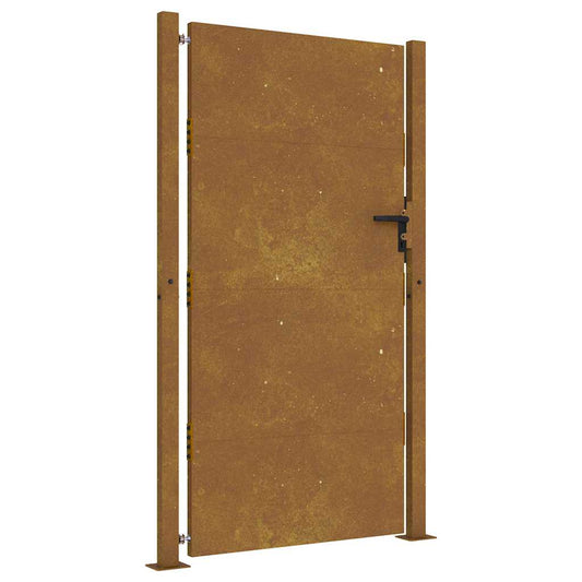 vidaXL Πόρτα Κήπου 100x175 εκ. από Ατσάλι Corten